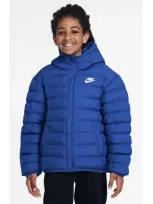 Nike Kids' Sportswear Insulated Puffer Jacket In Game Royal/game Royal/white