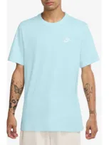 Nike Sportswear Club Crew Neck T-shirt In Glacier Blue