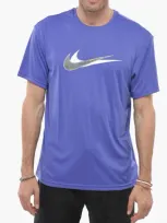 Nike Swim Tech Hydroguard T-shirt In Blue