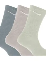 Nike Training Three Pack Everyday Socks In Multi