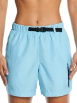 Nike Voyage Cover-up Shorts In Aquarius Blue