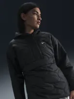 Nike Women's  Sportswear Essential Quilted Anorak Jacket In Black