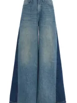 Nili Lotan Ebony Rigid High-rise Wide-leg Jeans In Blue