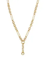 Nina Gilin 14k Yellow Gold Link Lariat Necklace, 18