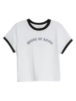 Nordstrom X Harlem's Fashion Row House Of Aama Pima Cotton Graphic T-shirt In White