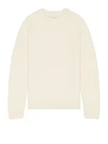 Nudie Jeans August Rib Sweater In White