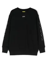 Off-white Kids' Arrow Sweatshirt In Black