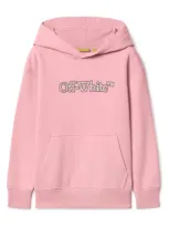 Off-white Kids' Pink Big Bookish Hoodie