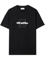 Off-white Off White T-shirts And Polos In Black-wh