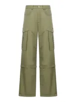 Off-white Pants In Green