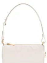 Off-white Small Torpedo Leather Handbag In Cream