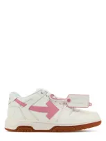 Off-white Out Of Office Calf Leather White  Rose-37.5 Nd Off White Female In Multicolor