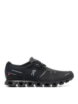 On Running Sneaker Cloud 5 Waterproof All Black In Schwarz