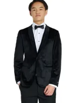 Opposuits Kids' Velvet Dinner Jacket In Black