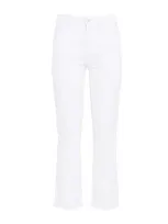 Paige Cindy High-rise Straight Jeans In White