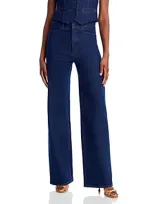 Paige Sasha High Rise Wide Leg Jeans In Edinburgh