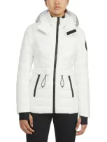 Pajar Bailey Packable Lightweight Puffer Thinsulate With Detachable Hood In White Op