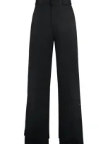 Palm Angels Cotton Cargo-trousers In Black