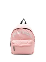 Palm Angels Curved Logo Big Backpack In 粉色