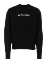 Palm Angels Felpa-xl Nd  Male In Blackwhit