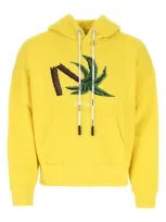 Palm Angels Sweatshirts In Yellow