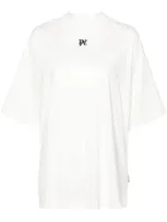 Palm Angels Wings-print T-shirt In Off White Black