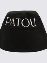 Patou Black And White Cotton Bucket Hat