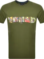 Paul Smith Logo T Shirt Green