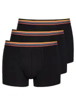 Paul Smith Pack Of Three Boxers In Black