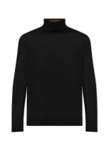 Paul Smith Wool Turtleneck Sweater In Black