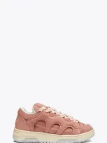 Paura Santha 1 Suede Antique Pink Suede Low Sneaker