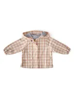 Pehr Babies'  Park Water Repellent Organic Cotton Jacket In Blossom