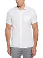 Perry Ellis Men's Total Stretch Slim Fit Solid Shirt In Bright White