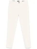 Peserico Corduroy Chino Pants In White