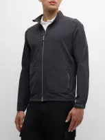 Peter Millar Men's Lightweight Contour Jacket In Black