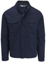 Peter Millar Norfolk Bomber Jacket In Blue