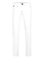 Philipp Plein Denim Trousers Straight Cut In Multi