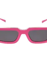 Philipp Plein Eyewear Rectangle Frame Sunglasses In Pink