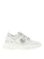 Philipp Plein Predator Sneakers In White