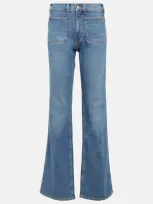 Polo Ralph Lauren Stonewash Straight-leg Jeans In Blue