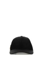 Prada Black Nylon Baseball Cap