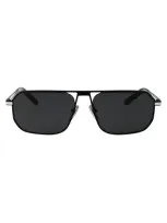 Prada Eyewear Aviator Sunglasses In Black