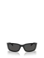 Prada Eyewear Butterfly Frame Sunglasses In Black