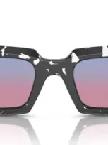 Prada Eyewear Rectangular Frame Sunglasses In Multi