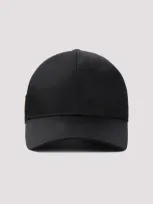 Prada Re-nylon Baseball Cap In Black