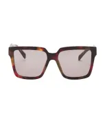 Prada Square Sunglasses In Brown