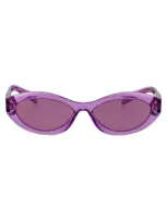 Prada Sunglasses In 13r07q Transparent Amethyst