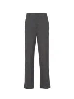 Prada Wool Pants In Grey