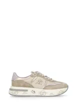 Premiata Cassie Sneaker In Neutrals