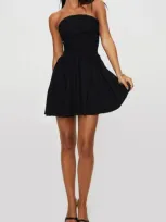 Princess Polly Rashida Strapless Minidress In Black